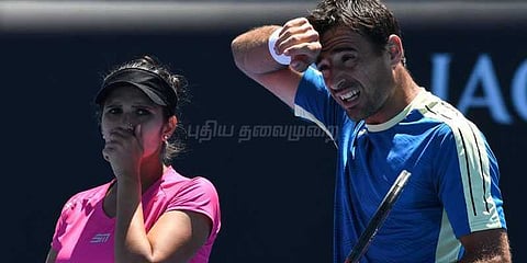 அமெரிக்க ஓபன் டென்னிஸ் போட்டி: சானியா இணை தோல்வி