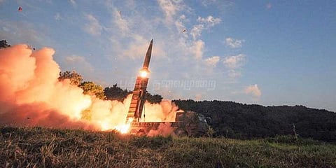 வடகொரியாவுக்கு பதிலடியாக தென்கொரியா ஏவுகணை சோதனை