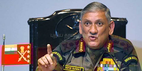 இந்தியா போருக்கு தயாராக வேண்டும்: ராணுவ தளபதி பேச்சு