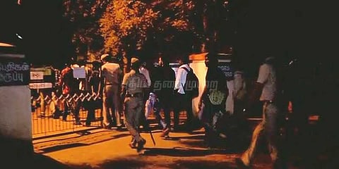 நீட்டுக்கு எதிர்ப்பு தெரிவித்து தமிழன்னையிடம் முறையிட்டவர்கள் சிறையிலடைப்பு