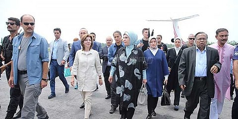 ரோஹிங்யா விவகாரம்: வங்கதேசத்துக்கு துருக்கி அதிபர் மனைவி பயணம்