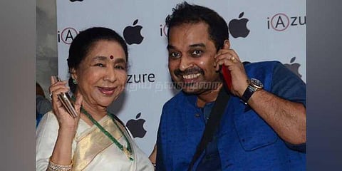 ஜெனீவாவில் பிறந்தநாள் கொண்டாடிய ஆஷா போஸ்லே