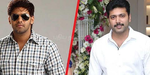 இன்று ஜெயம் ரவி பிறந்தநாள்; ஆர்யா கலாய்ப்பு