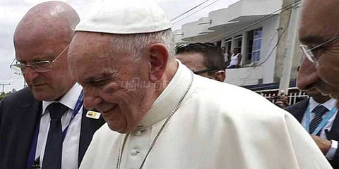 போப் பிரான்சிஸ்க்கு காயம்