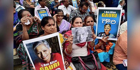 ‘நானும் கவுரிதான்’: பெங்களூரை அதிர வைத்த கண்டன பேரணி