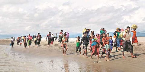 ரோஹிங்ய முஸ்லிம்களை தங்க வைக்க தயாராகும் தனித்தீவு