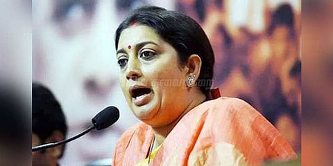 ராகுல்காந்தி மீது ஸ்மிரிதி ராணி பாய்ச்சல்!