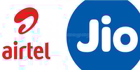 தவறான தகவல்களை பரப்புவதாக ரிலையன்ஸ் ஜியோ மீது ஏர்டெல் புகார்