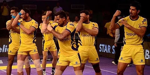 புரோ கபடி லீக்: தமிழ் தலைவாஸ், உ.பி. யோதா இன்று பலப்பரீட்சை