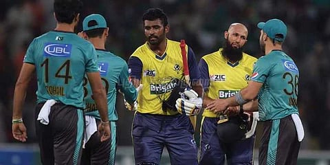 பாகிஸ்தானுக்கு எதிரான டி20 போட்டியில் உலக லெவன் அணி அபார வெற்றி