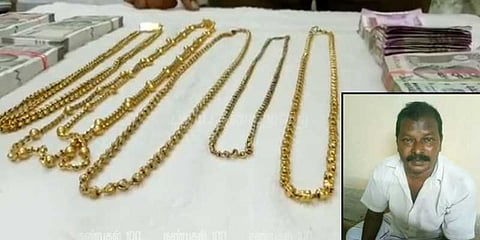 போலி நகைகளை அடகு வைத்து ரூ.4 லட்சம் மோசடி: இருவர் கைது