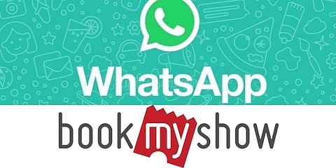 'புக் மை ஷோ' வுடன் கைகோர்த்த 'வாட்ஸ்அப்'