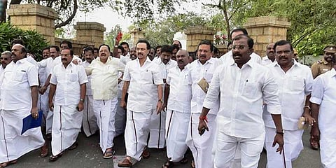 இன்று மாலை மீண்டும் திமுக எம்.எல்.ஏ.க்கள் கூட்டம்