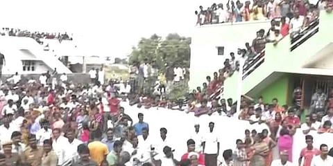 நாயை அடித்துக் கொன்ற சிறுத்தை - அச்சத்தில் கிராமமக்கள்