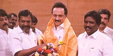 ஸ்டாலினுடன் திருமாவளவன் சந்திப்பு
