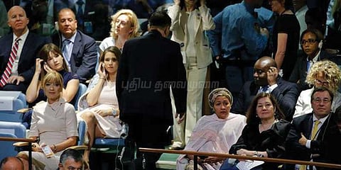 ட்ரம்பின் பேச்சை புறக்கணித்த வட கொரியத் தூதர்