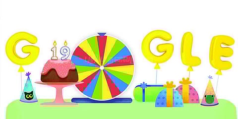 கூகுளின் பர்த் டே ஸ்பெஷல் ‘ஸ்பின்னர் டூடுல்’