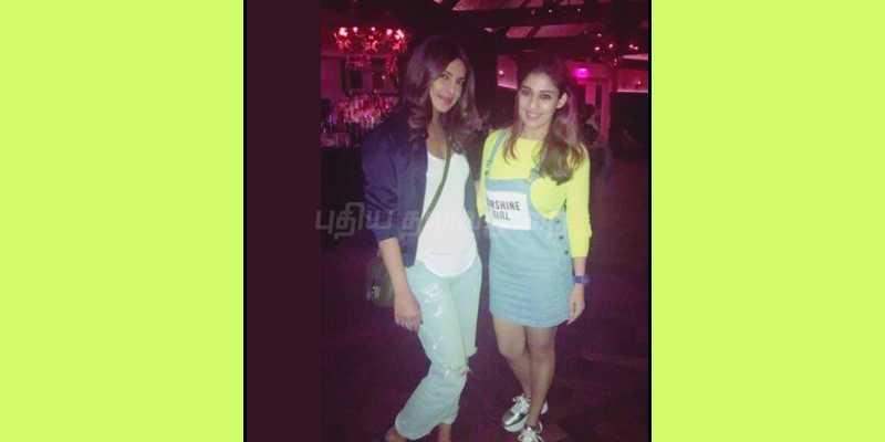 அமெரிக்காவில் ப்ரியங்கா சோப்ராவை சந்தித்த நயன்தாரா