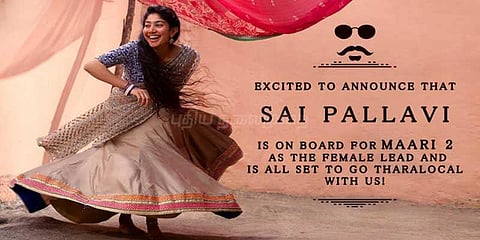 தனுஷூக்கு ஜோடியானார் சாய் பல்லவி