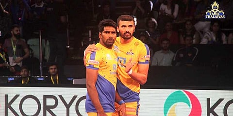 புரோ கபடி: தமிழ் தலைவாஸ் அதிர்ச்சி தோல்வி