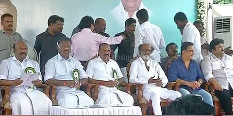 சிவாஜி மணிமண்டபம் திறப்பு: ஒபிஎஸ், ரஜினி, கமல் பங்கேற்பு