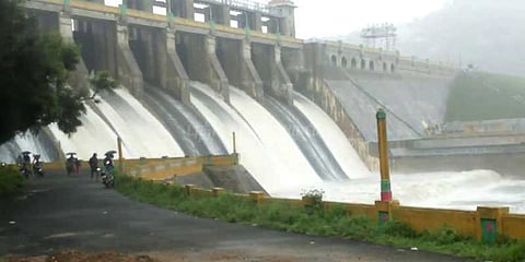 அமராவதி அணையில் 1,500 கன அடி தண்ணீர் திறப்பு