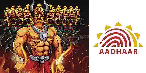 பத்து தலை ராவணனுக்கு எத்தனை ஆதார் அட்டைகள்? ட்விட்டரில் கலகல விவாதம்!