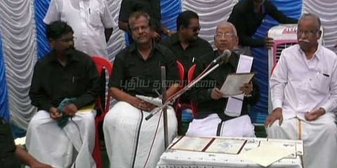 அண்ணாமலை பல்கலை. மாணவர் போராட்டம்: முதல்வர் தலையிட வீரமணி வலியுறுத்தல்