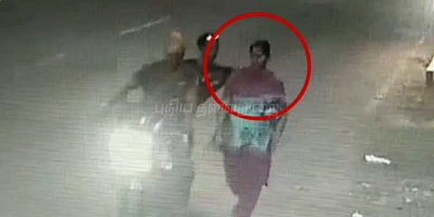 சைதாப்பேட்டை சங்கிலிப் பறிப்பு: சிசிடிவி காட்சிகளை மூலம் காவல்துறை விசாரணை