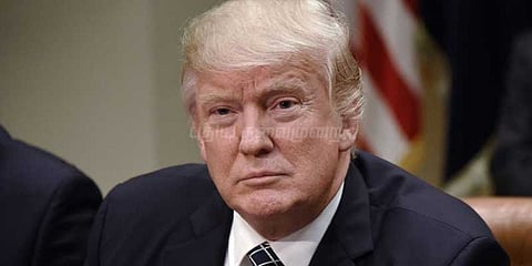 மரியா புயல் சேதம்: ப்யூர்டோ ரிகோவை பார்வையிட்டார் ட்ரம்ப்