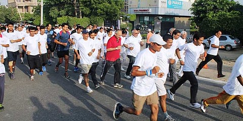 உலக இதய தினத்தை முன்னிட்டு மாரத்தான் போட்டி