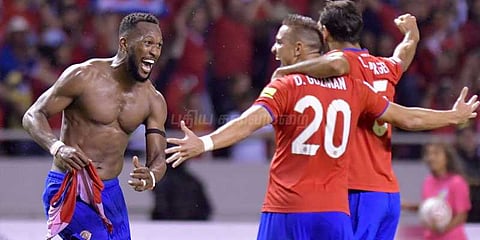 உலகக்கோப்பை கால்பந்து: தகுதி பெற்றது கோஸ்டாரிகா அணி