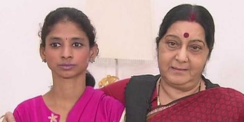 பாகிஸ்தானில் இருந்து நாடு திரும்பிய கீதா எங்கள் பெண்: ஜார்க்கண்ட் தம்பதி