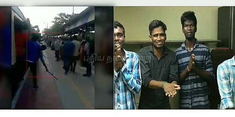 ரயிலில் கத்தியுடன் ரகளையில் ஈடுபட்ட மேலும் 2 மாணவர்கள் கைது