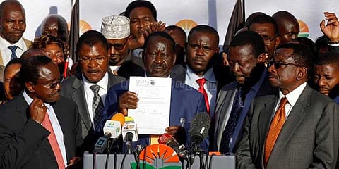 கென்ய அதிபர் தேர்தலில் அதிரடி திருப்பம்