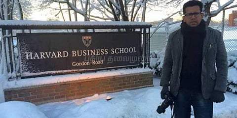 ஹார்வர்ட் பல்கலைக்கழகத்தில் ஜல்லிக்கட்டு ஷூட்டிங்