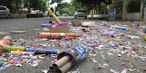 மதுரை தீபாவளி கொண்டாட்டம்: 3 நாட்களில் 2,400 டன் குப்பைகள் அகற்றம்