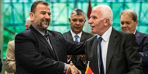 பாலஸ்தீன ஹமாஸ், ஃபதா உடன்பாட்டைக் குலைக்க அமெரிக்கா சதி: ஹமாஸ்