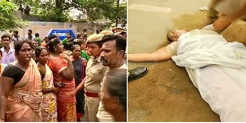 சென்னையில் மீனவர்கள் நடத்திய போராட்டத்தில் போலீஸ் தடியடி