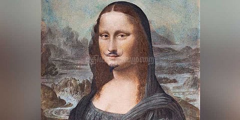 மீசை தாடியுடன் மோனலிசா! ரூ.50கோடிக்கு விற்பனையான ஓவியம்