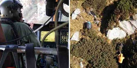 15,000 அடி உயரத்தில் சிக்கிக்கொண்ட அமெரிக்கரை மீட்ட இந்திய ராணுவத்தினர்