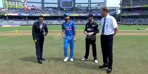 கடைசி ஒரு நாள் கிரிக்கெட்: டாஸ் வென்றது நியூசி. இந்தியா பேட்டிங்!