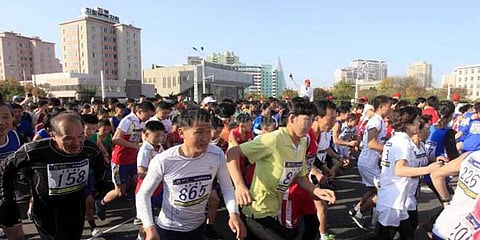 இலையுதிர் கால மராத்தான்: முதல் முறையாக நடத்தியது வடகொரியா