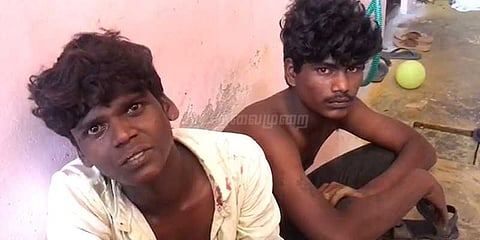 வீடு புகுந்து திருடிய இரண்டு இளைஞர்களை பிடித்து உதைத்த பெண்