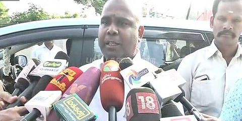 கனமழையால் தண்ணீர் தேங்குகிறது: அமைச்சர் விளக்கம்