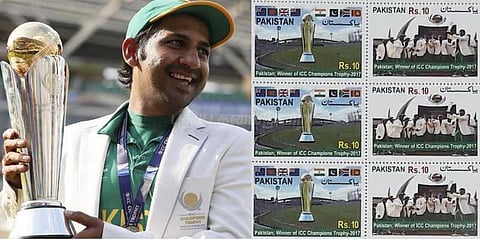 பாக். கிரிக்கெட் அணியை கவுரவப்படுத்த தபால் தலை!