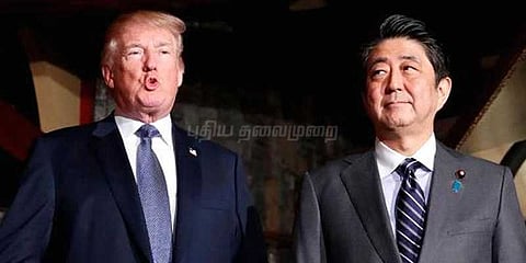 ட்ரம்பின் வருகையை எதிர்க்கும் புத்த மதத்தினர்