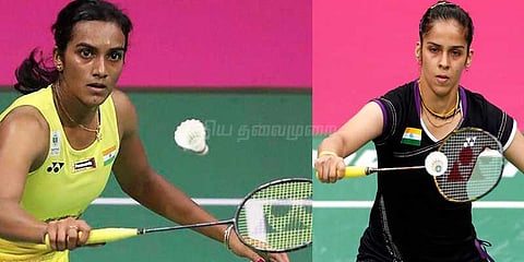 தேசிய சாம்பியன்ஷிப் பேட்மிண்டன்: சாய்னா, சிந்து அரையிறுதிக்கு முன்னேற்றம்