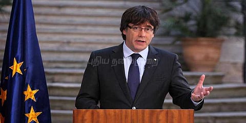 கேட்டலோனியா வாக்கெடுப்புக்கு மதிப்பளிக்க வேண்டும்: கார்லஸ் வலியுறுத்தல்