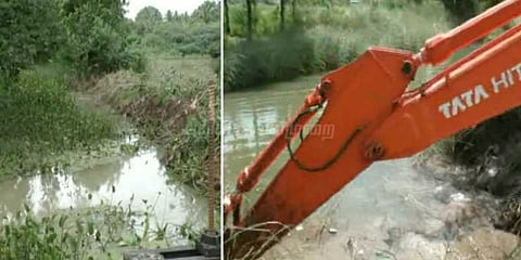 புதிய தலைமுறை செய்தி எதிரொலி : கடலாழி ஆற்றை தூர்வாரினர்